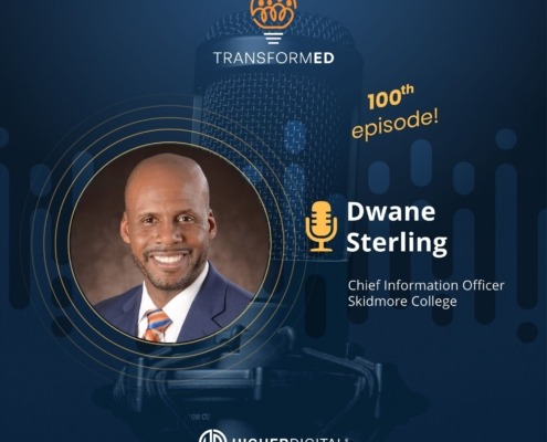 Smiling African American male executive and Chief Information Officer joins the podcast as guest
